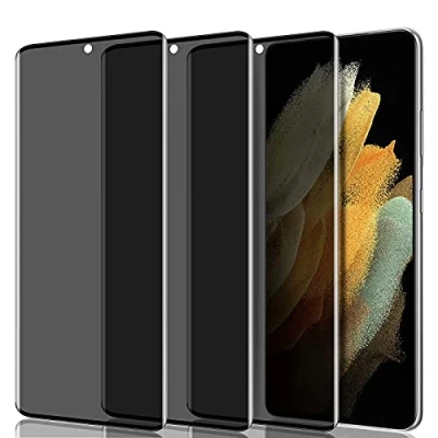 Abbildung von für Samsung Galaxy S21 5G Sichtschutz Panzerglasfolie, [3 Stück] Anti Spy Displayschutzfolie,Privatsphäre Schutzfolie 9H Härte Gehärtetes Glas Folie Blasenfrei Blickschutzfolie