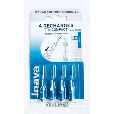 Abbildung von Inava Interdentalbürsten 0,8 mm Blau Minen x4