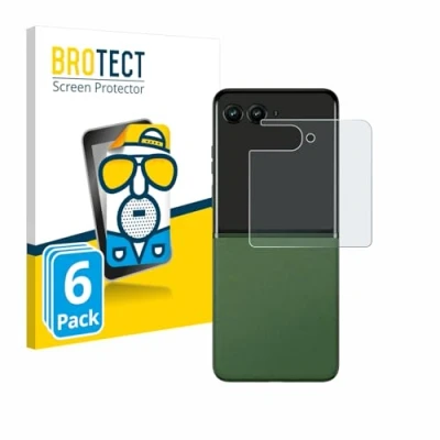 Abbildung von BROTECT Entspiegelungs Schutzfolie für Motorola Razr 50 (Hinteres Display) (6 Stück) Matte Displayschutz Folie, Anti Reflex, Fingerprint