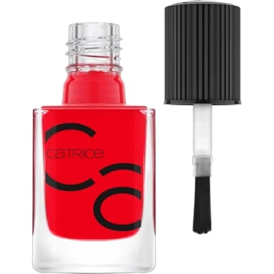 Abbildung von CATRICE ICONAILS Gel Lacquer, Nagellack, Nr. 140, Rot, langanhaltend, glänzend, acetonfrei, vegan, ohne Mikroplastikpartikel, Konservierungsstoffe, 1er Pack (10.5ml)