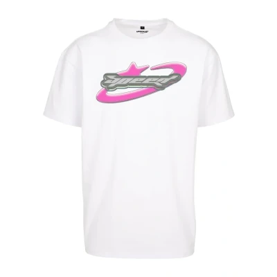 Abbildung von Upscale by Mister Tee Speed LOGO Tshirt print, Herren, Größe: Small, White