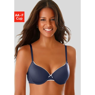Abbildung von Lascana Pushup BH, Damen, Größe: 85D, Rauchblau