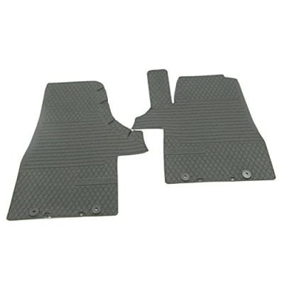 Abbildung von Volkswagen 7H1061502B82V Allwettermatten 2X Gummimatten vorn Original T5/T6 Gummi Fußmatten schwarz mit Schriftzug