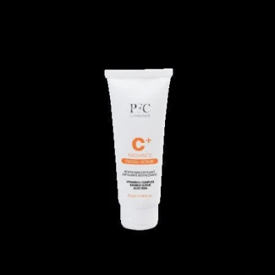Abbildung von PFC Cosmetics Scrub Gesichtspeelingcreme mit stabilisiertem Vitamin C+, 75 ml, reinigt und regeneriert, entfernt Unreinheiten abgestorbene Zellen, glättet alle Hauttypen. Feuchtigkeitsspendend,