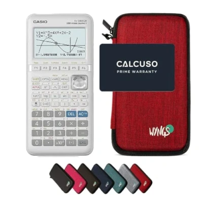 Abbildung von CALCUSO Sparpaket Rot mit Grafikrechner Casio FX 9860GIII