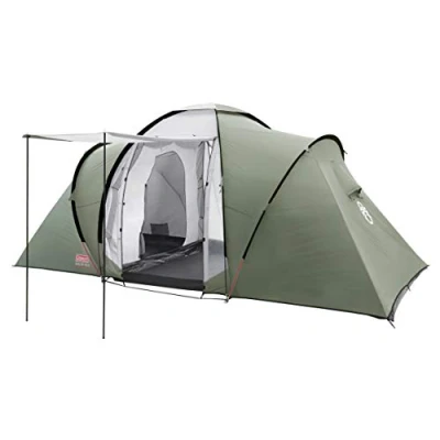 Abbildung von Coleman Zelt Ridgeline 4/6 Plus, Mann Zelt, Personen Vis A Tunnelzelt, Campingzelt, Kuppelzelt mit Sonnendach, Wasserdicht WS 3.000mm