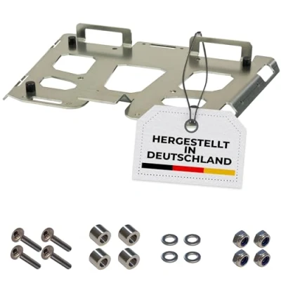 Abbildung von PRODUDA Topcase Montageplatte passend für Shad TR37 TR48 TR55 SH48 SH50 SH58X SH59X Adapterplatte Mounting Plate Edelstahl
