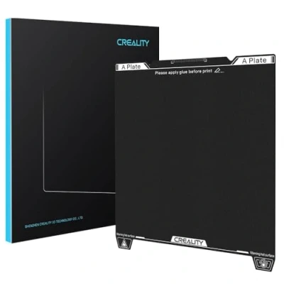 Abbildung von Creality Offiziell Epoxy Plattform Kit 235x235 mit Düsenreiniger, dauerhafter Verschleißfestigkeit Flexibler Druckplattform für Ender 3v3/3v3 SE/3v3 ke/k1/k1 SE ohne weiche Magnete