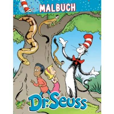 Abbildung von 𝔻𝕣 𝕊𝕖𝕦𝕤𝕤 Malbuch: Inklusive 30 Weihnachts Cartoon Bilder zum Ausmalen und Entspannen Gag Geschenke White Elephant Stressabbau