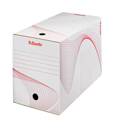 Abbildung von Esselte Standard Transferbox, 200 mm, Weiß, 25 Stück