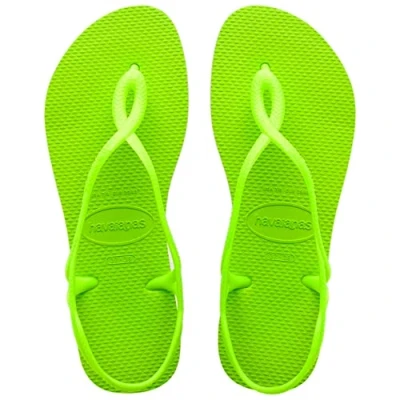Abbildung von Havaianas Damen Luna Sandale, Lemon Green, 33/34 EU