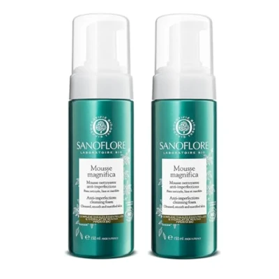 Abbildung von Sanoflore Magnifica Certified Bio Facial Cleanser 2x150 ml Akne anfällige Haut 300