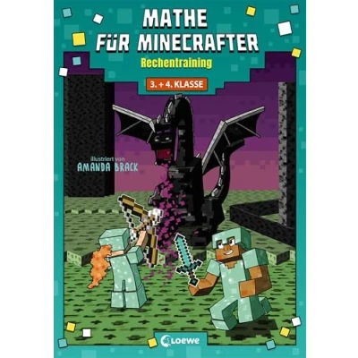 Abbildung von Mathe für Minecrafter Rechentraining: Mathematik Nachhilfe Jungen und Mädchen in der 3. 4. Klasse