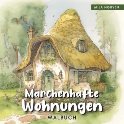 Abbildung von Märchenhafte Wohnungen Malbuch: Entspannen und Kreativität freien Lauf lassen Wunderschöne Illustrationen für alle Altersgruppen Fähigkeiten