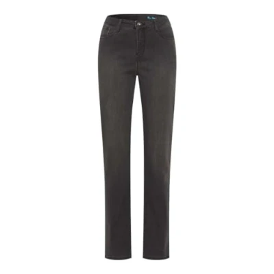 Abbildung von Brax Damen Style Carola Blue Planet Nachhaltige Five Pocket Jeans Slightly Used Anthracite 31W / 32L
