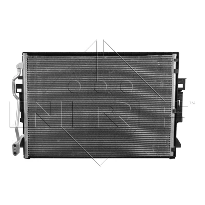 Abbildung von NRF EASY FIT 350218 Klimakondensator mit Dichtring 13,8 Aluminium 635 MERCEDES BENZ: S Klasse Limousine, Coupe