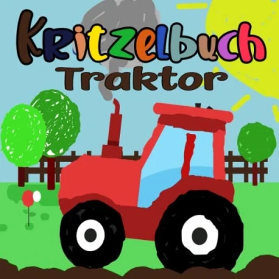 Abbildung von Kritzelbuch Traktor ab 1 Jahren: Mein Erstes Malbuch Ausmalbuch für Jungen und Mädchen Kinder