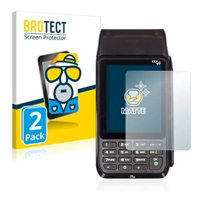 Abbildung von BROTECT Entspiegelungs Schutzfolie für CCV Mobile Premium (2 Stück) Matte Displayschutz Folie, Anti Reflex, Fingerprint