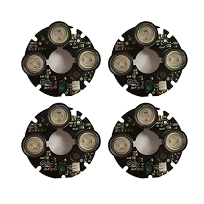 Abbildung von Torsten 4X 3 Array IR LED Strahler Infrarot 3X Platine Fuer CCTV Kameras Nachtsicht (53mm Durchmesser)