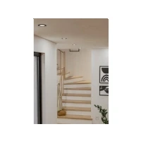 Abbildung von Eglo 900764 Deckenleuchte CAROSSO Z Alu schwarz LED 5W 2700 6500K H:2.8cm Ø9.3cm dimmbar mit Connect Funktion
