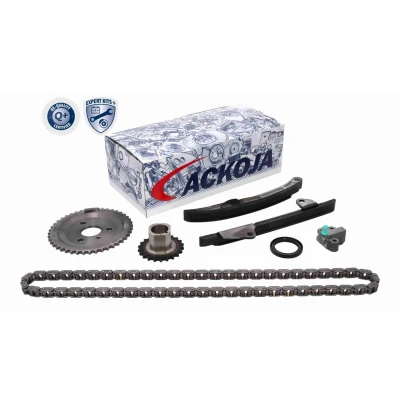Abbildung von ACKOJA A70 10005 Steuerkettensatz mit Wellendichtring Kurbelwelle, Kettenspanner für Nockenwelle Simplex, Kette geschlossen, Zahnkette