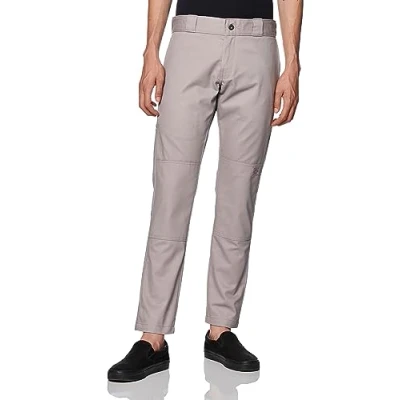Abbildung von Dickies Herren Skinny Straight Double Knee Arbeitshose, Silber, 38W / 30L