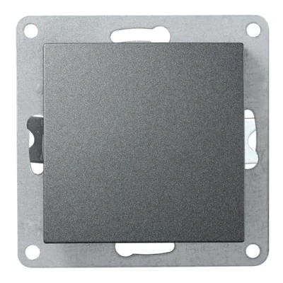 Abbildung von McPower Steckdose Wechselschalter Flair, 250V /10A, UP, anthrazit