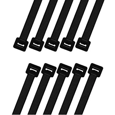 Abbildung von Kabelbinder Extra Lang XXXL Industriequalität 1020mm x 9mm, schwarz, 10 Stück