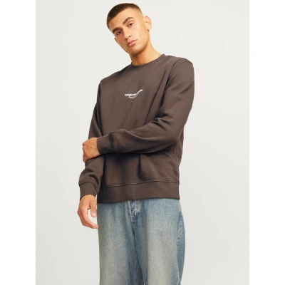 Abbildung von Jack &amp; Jones Jorvesterbro CREW NECK Sweatshirt, Herren, Größe: XS, Khaki