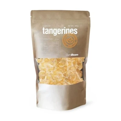 Abbildung von GymBeam Gefriergetrocknete Mandarinen Knackiges Gefriergetrocknetes Obst, Trockenobst ohne Zusatzstoffe, perfekt für Porridge, Bowls, Desserts und Snacks, natürlicher Fruchtgenuss, 100 g