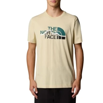 Abbildung von The North Face Mountain LINE TEE Tshirt print, Herren, Größe: XS, Gravel