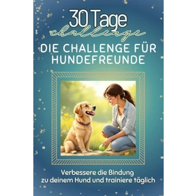 Abbildung von die Challenge für Hundefreunde Das perfekte Geschenk Weihnachten und Geburtstag jeden Anlass: Verbessere Bindung zu deinem Hund trainiere täglich