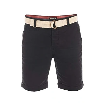 Abbildung von riverso Chinoshorts Herren Shorts RIVHenry Regular Fit Bermudashorts mit Gürtel