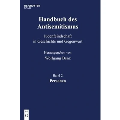 Abbildung von Handbuch des Antisemitismus. Judenfeindschaft in Geschichte und Gegenwart, Bd. 2: Personen, Zwei Bände