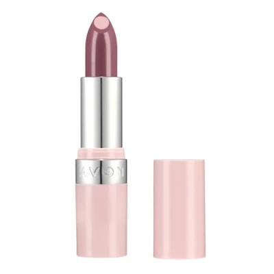 Abbildung von Avon Hydramatic Shine Lippenstift 3,6 g, feuchtigkeitsspendende, intensive Farbe, LSF 20, voller und glatter aussehende Lippen, ohne Tierversuche, Hydra Mauvelous