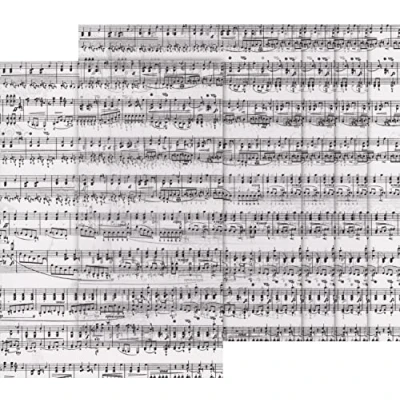 Abbildung von Ursus Ludwig Bähr Transparentpapier Noten, 5 Stück