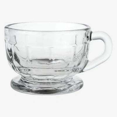 Abbildung von La Rochère Espressotasse, Mokkatasse Flore Pressglas Farbe: klar (ØxH) 7,3 x 5,5 cm 1 Stück