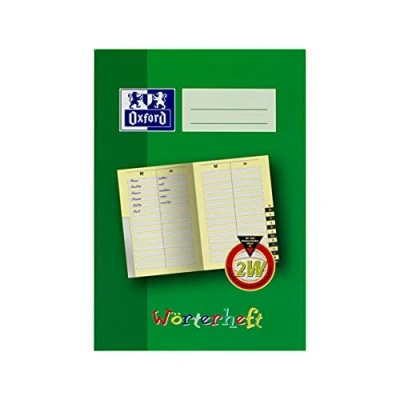 Abbildung von Oxford Wörterheft, A5, 28 Blatt, Lineatur 2W, grün, 10 Stück