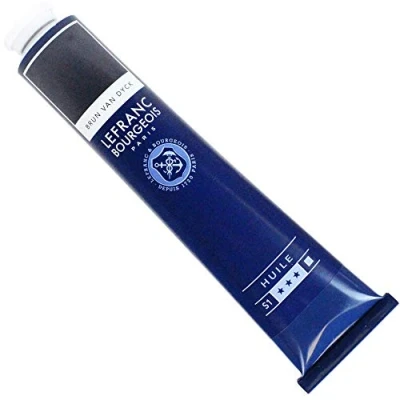 Abbildung von Lefranc Bourgeois 810089 feine Ölfarbe, lichtecht mit hervorragender Deckkraft &amp; hoher Farbintensität, gleichmässiger Konsistenz und optimaler Mischbarkeit, 150ml Tube Van Dyck Braun