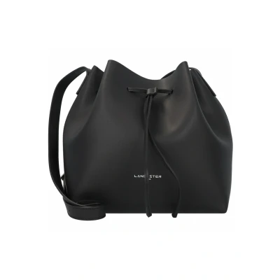 Abbildung von Lancaster PUR &amp; Element Beuteltasche 23 CM Leder Umhängetasche, Damen, Größe: One Size, Noir in champagne