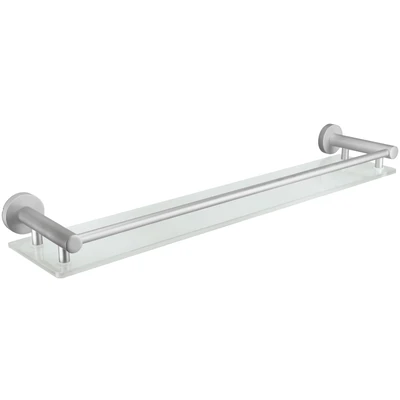 Abbildung von Kleine Wolke Duschablage &quot;Apollo&quot;, Glas/Aluminium