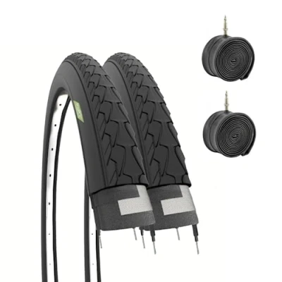 Abbildung von ECOVELO Unisex Erwachsene 2 Reifen Gravel 700 x 35 cm, Schwarz, 700x35 C