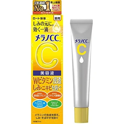 Abbildung von Rohto Melano CC Medicinal Stain Concentrated Measures Serum 20ml Blotting Paper Set