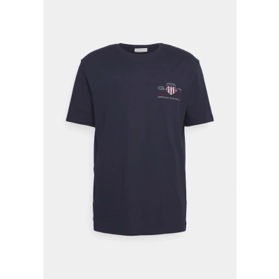 Abbildung von GANT REG Archive Shield Tshirt basic, Herren, Größe: Large, Evening blue