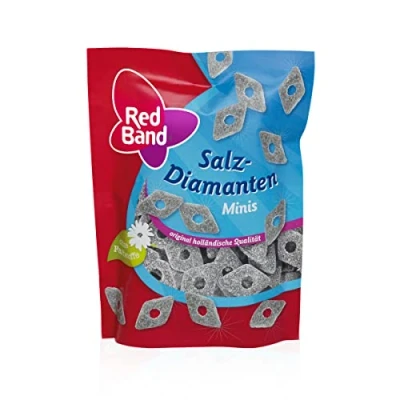 Abbildung von Red Band Salz Diamanten Minis Lakritze Lakritzrauten 200g