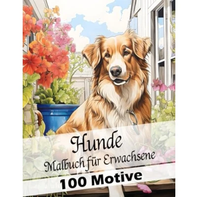 Abbildung von Malbuch für Erwachsene mit Hunden Motiven: Ausmalbuch 100 verschiedenen Hundemotiven Hundefans, Hundebesitzer und Hundehalter.: Schönes ... Geburtstag (Hunde Malbücher Erwachsene)