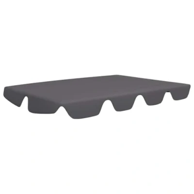 Abbildung von vidaXL Pavillon Ersatzdach für Hollywoodschaukel Anthrazit 150/130x105/70 cm, 146 x cm