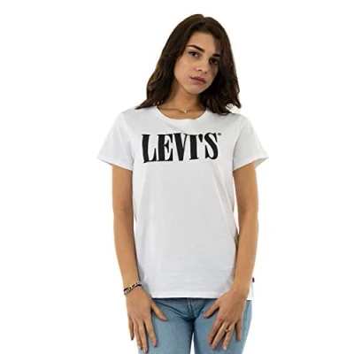 Abbildung von Levi&#039;s Damen The Perfect Tee T Shirt,Serif White,M