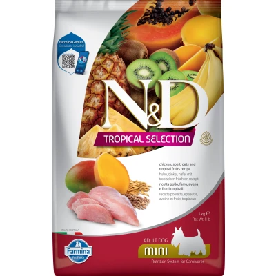 Abbildung von N&amp;D Tropical Hundefutter Huhn small breed 5 kg