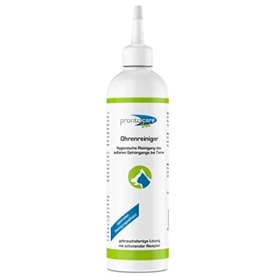 Abbildung von Prontocare Vet 250ml Ohrenreiniger für Hunde und Katzen minimiert Jucken, Brennen Kopfschütteln